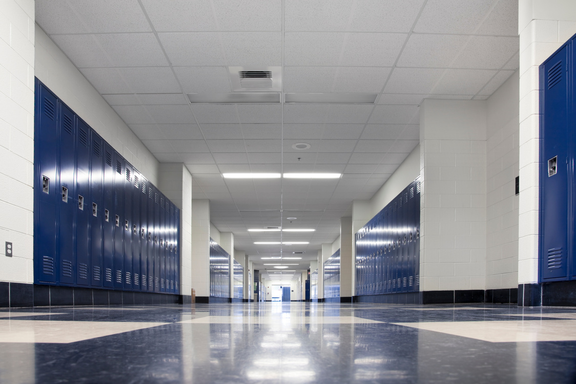 School Hallway